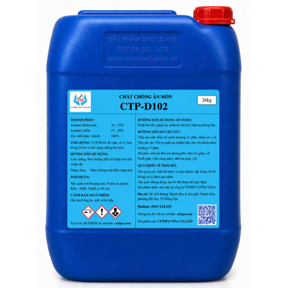 HÓA CHẤT CHỐNG ĂN MÒN CTP-D102 (TRUNG HOÀ SAU TẨY)